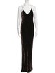 Alexander Wang V-Neck Long Dress