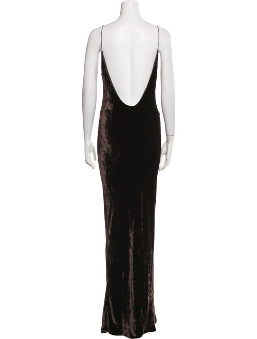 Alexander Wang V-Neck Long Dress