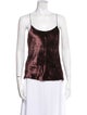 Alexander Wang Printed Scoop Neck Top