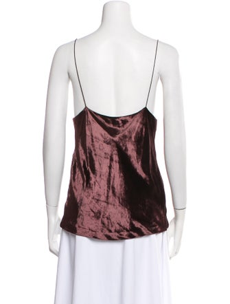 Alexander Wang Printed Scoop Neck Top