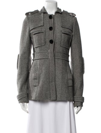 Alexander Wang Wool Striped Coat
