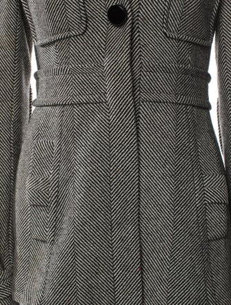 Alexander Wang Wool Striped Coat