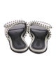 Alexander Wang Leather Studded Accents Slides