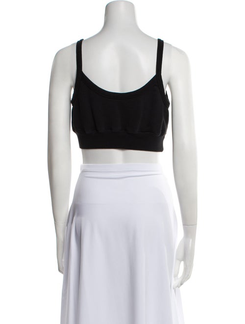 Alexander Wang Scoop Neck Sleeveless Crop Top