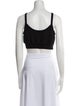 Alexander Wang Scoop Neck Sleeveless Crop Top