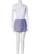 T by Alexander Wang Striped Short Set