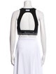 Alexander Wang Scoop Neck Sleeveless Crop Top