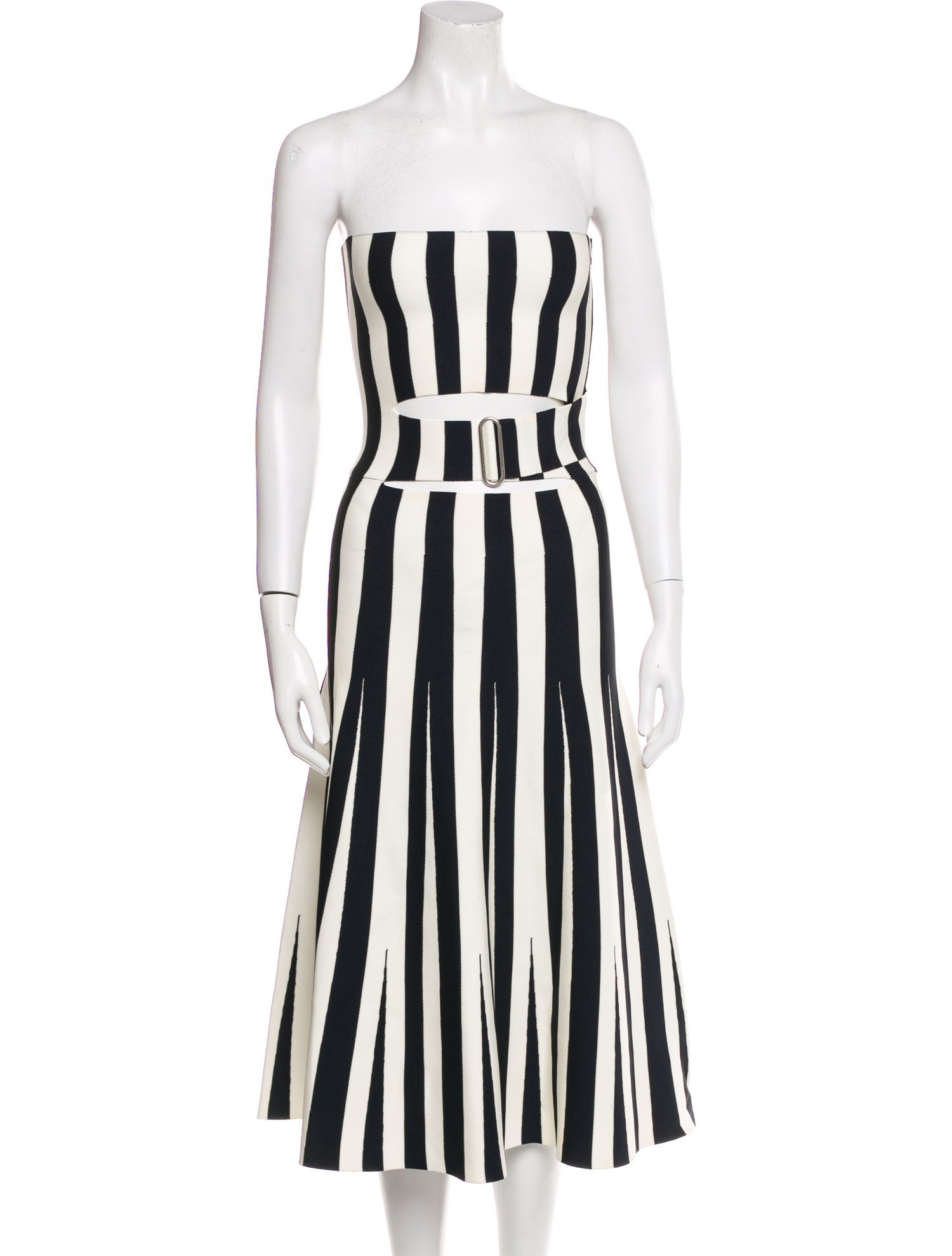Alexander Wang Striped Knee-Length Dress