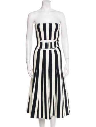 Alexander Wang Striped Knee-Length Dress