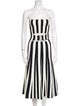 Alexander Wang Striped Knee-Length Dress