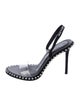 Alexander Wang Leather Studded Accents Slingback Sandals