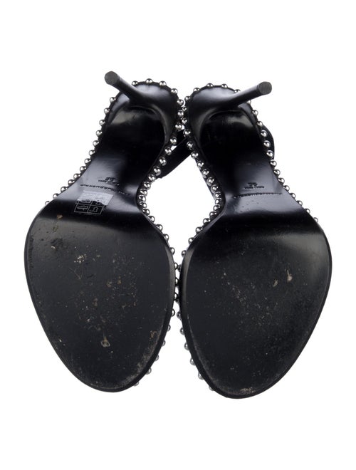 Alexander Wang Leather Studded Accents Slingback Sandals