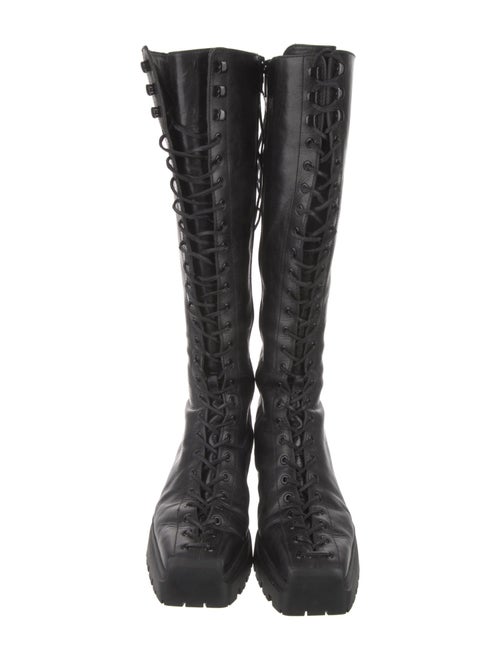 Alexander Wang Leather Lace-Up Boots