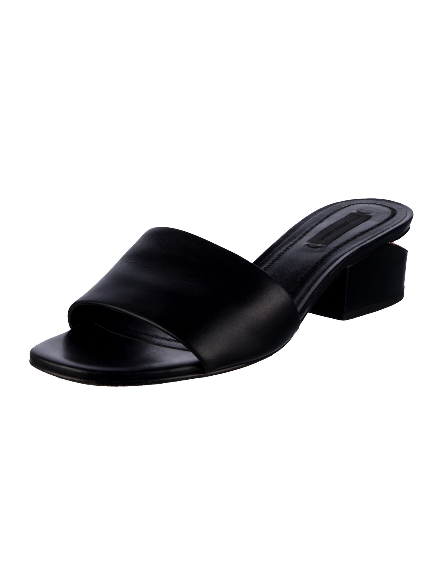 Alexander Wang Leather Slides