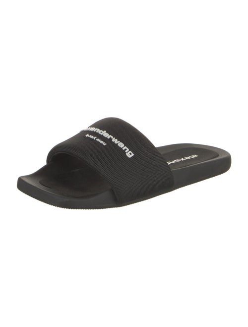 Alexander Wang Nylon Graphic Print Slides