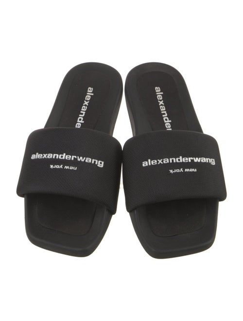Alexander Wang Nylon Graphic Print Slides