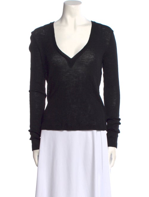 Alexander Wang Wool V-Neck Top