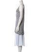 Alexander Wang Striped Scoop Neck Tunic