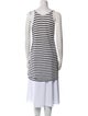 Alexander Wang Striped Scoop Neck Tunic