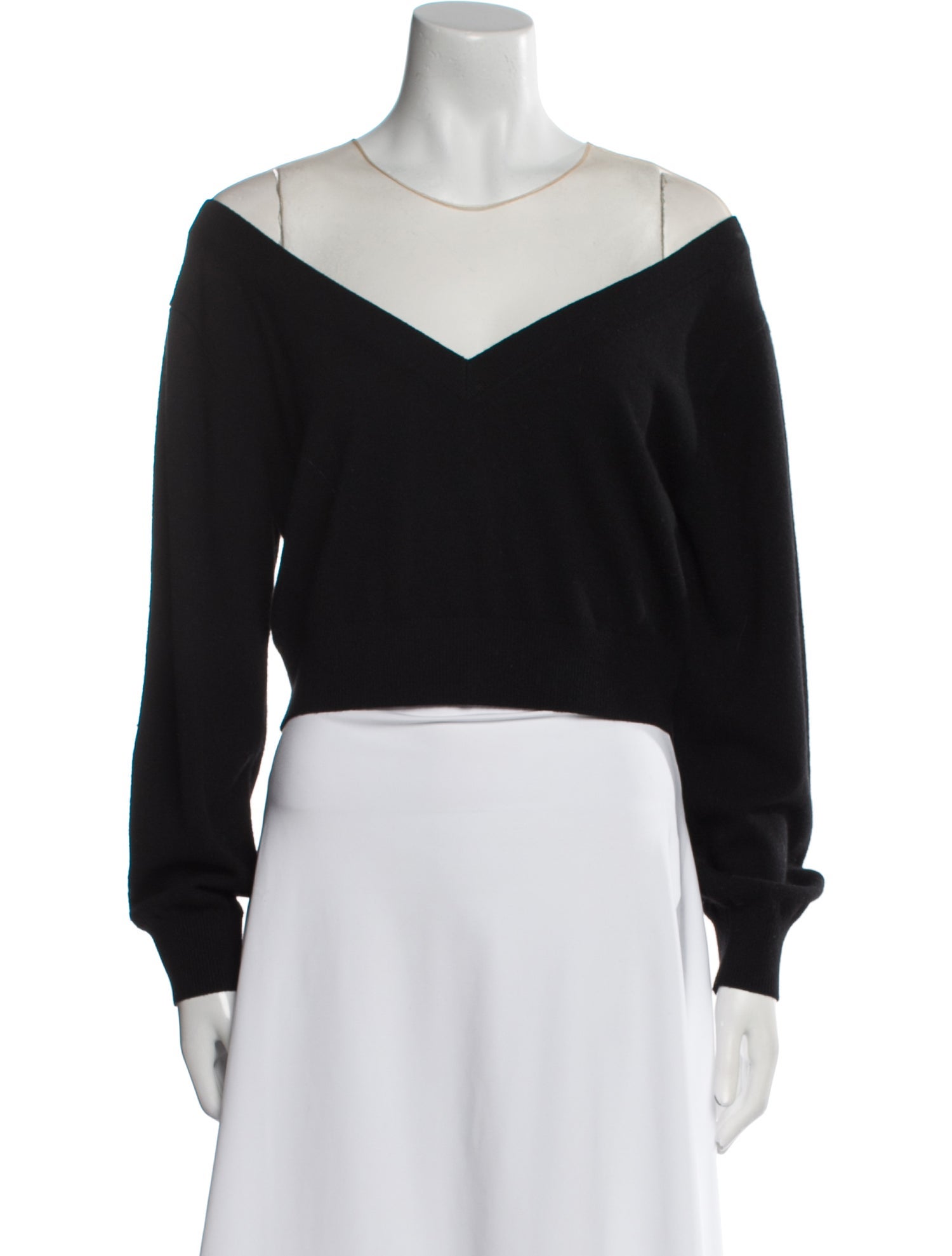 Alexander Wang Wool Colorblock Pattern Sweater