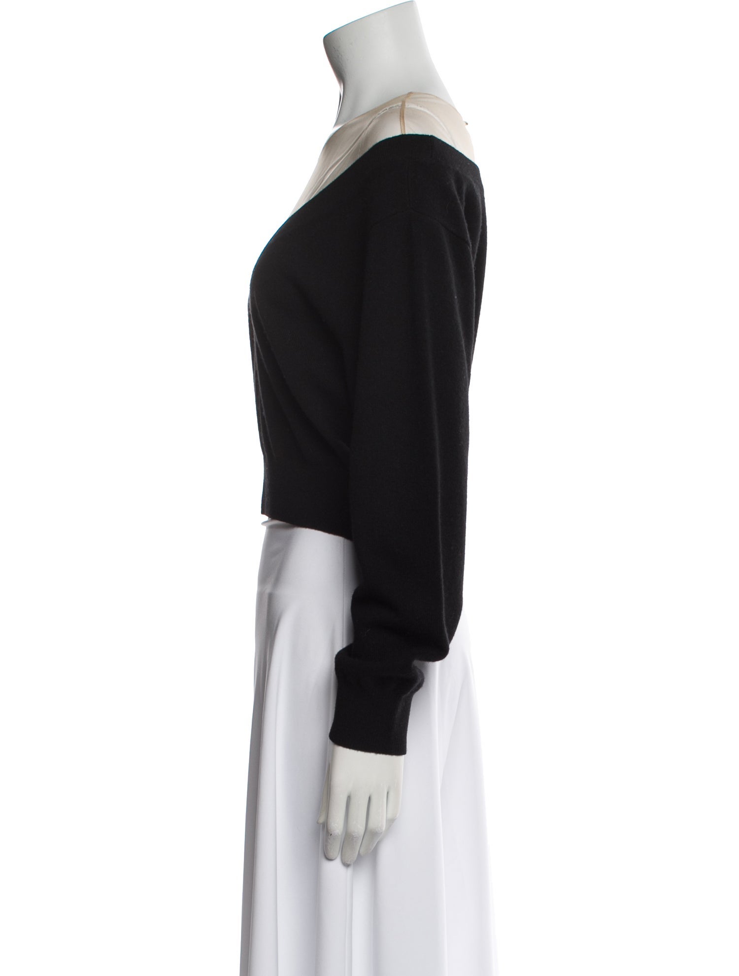 Alexander Wang Wool Colorblock Pattern Sweater