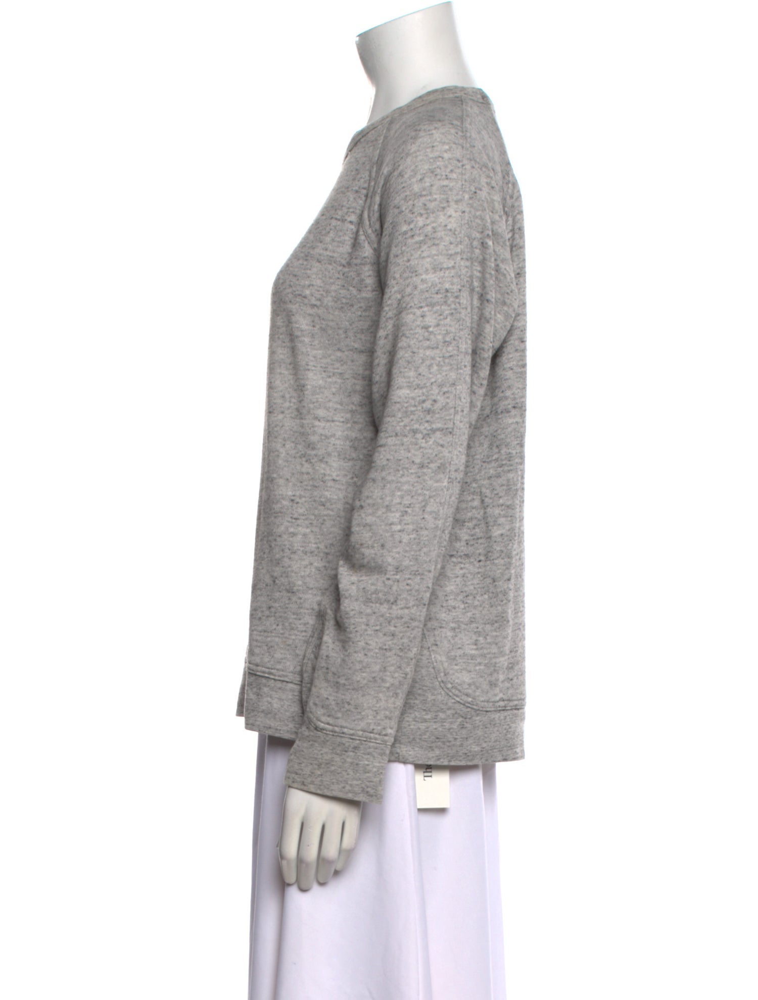 Alexander Wang Crew Neck Long Sleeve Sweatshirt