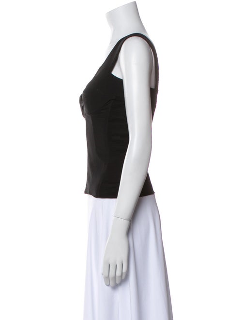 Alexander Wang V-Neck Sleeveless Crop Top