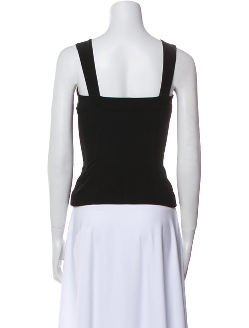 Alexander Wang V-Neck Sleeveless Crop Top