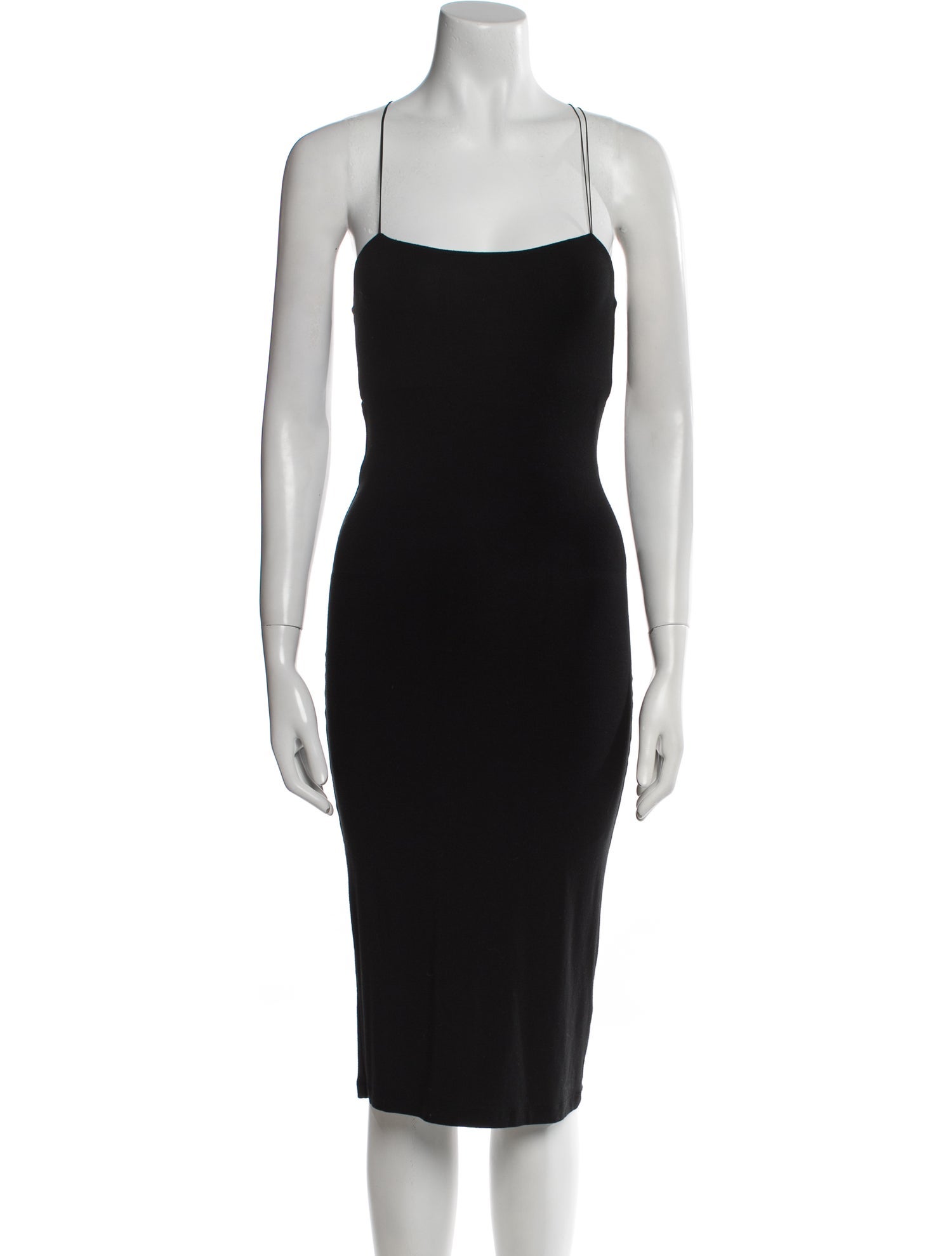 Alexander Wang Square Neckline Midi Length Dress