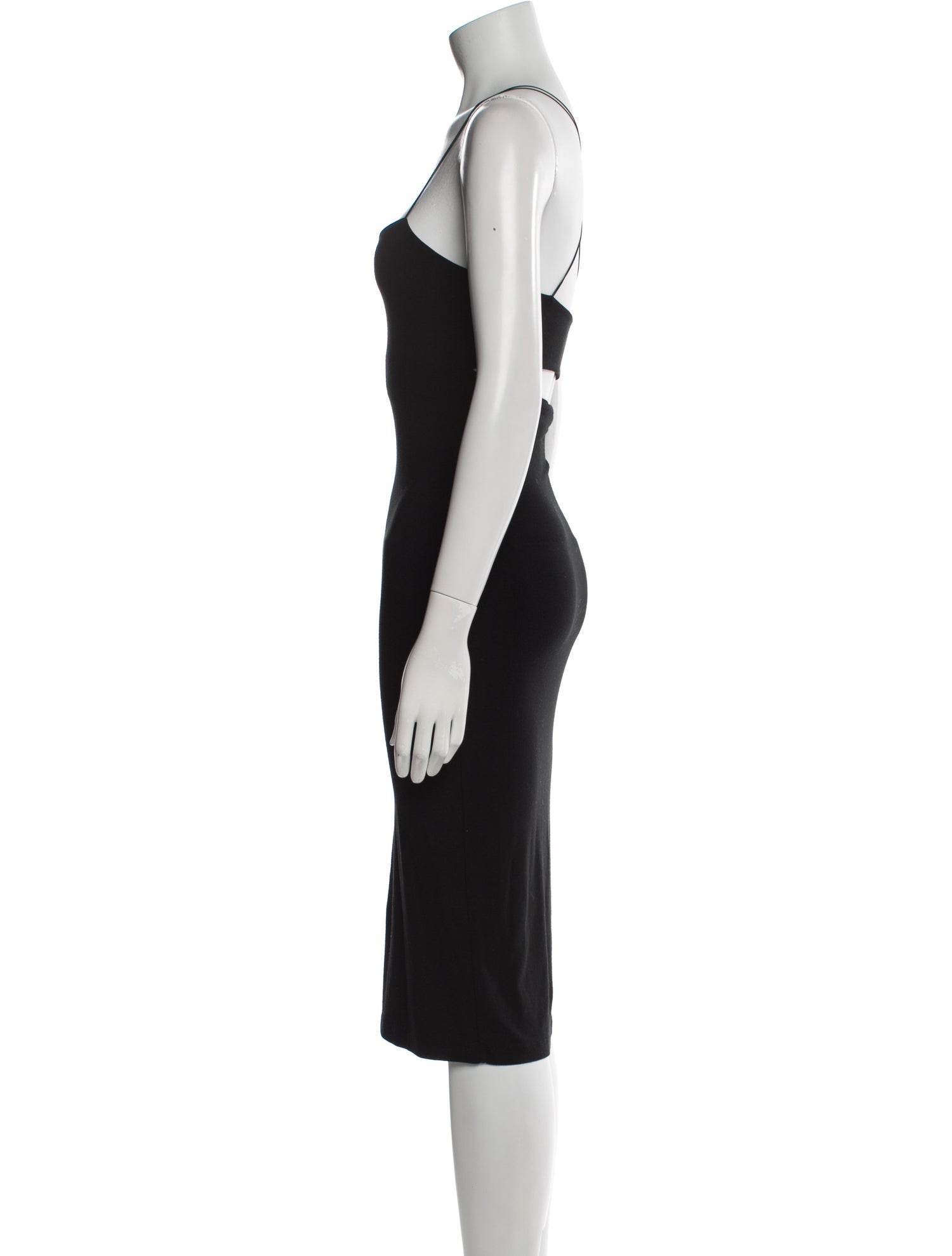 Alexander Wang Square Neckline Midi Length Dress