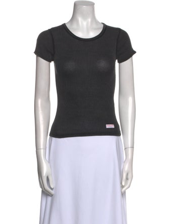 Alexander Wang Crew Neck Short Sleeve T-Shirt