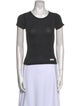 Alexander Wang Crew Neck Short Sleeve T-Shirt