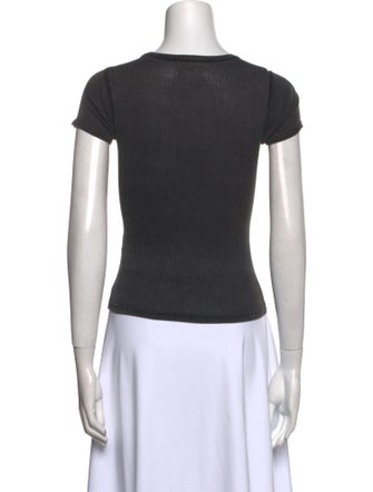 Alexander Wang Crew Neck Short Sleeve T-Shirt