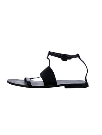 Alexander Wang Leather T-Strap Sandals