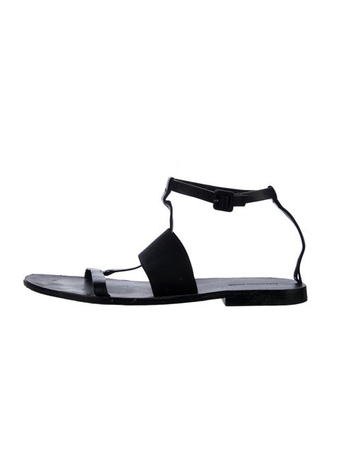 Alexander Wang Leather T-Strap Sandals
