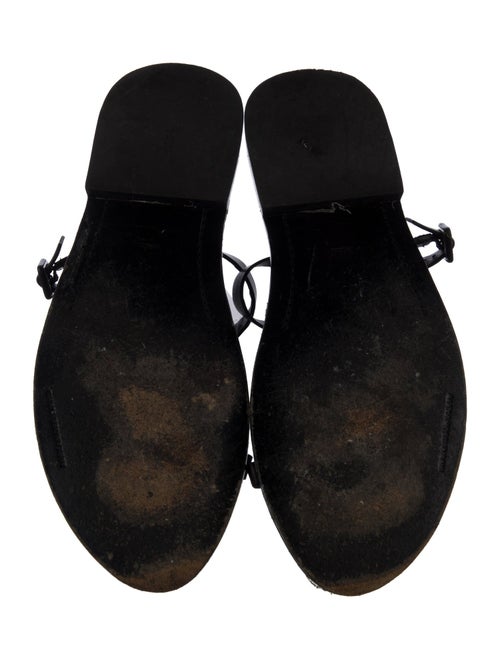 Alexander Wang Leather T-Strap Sandals