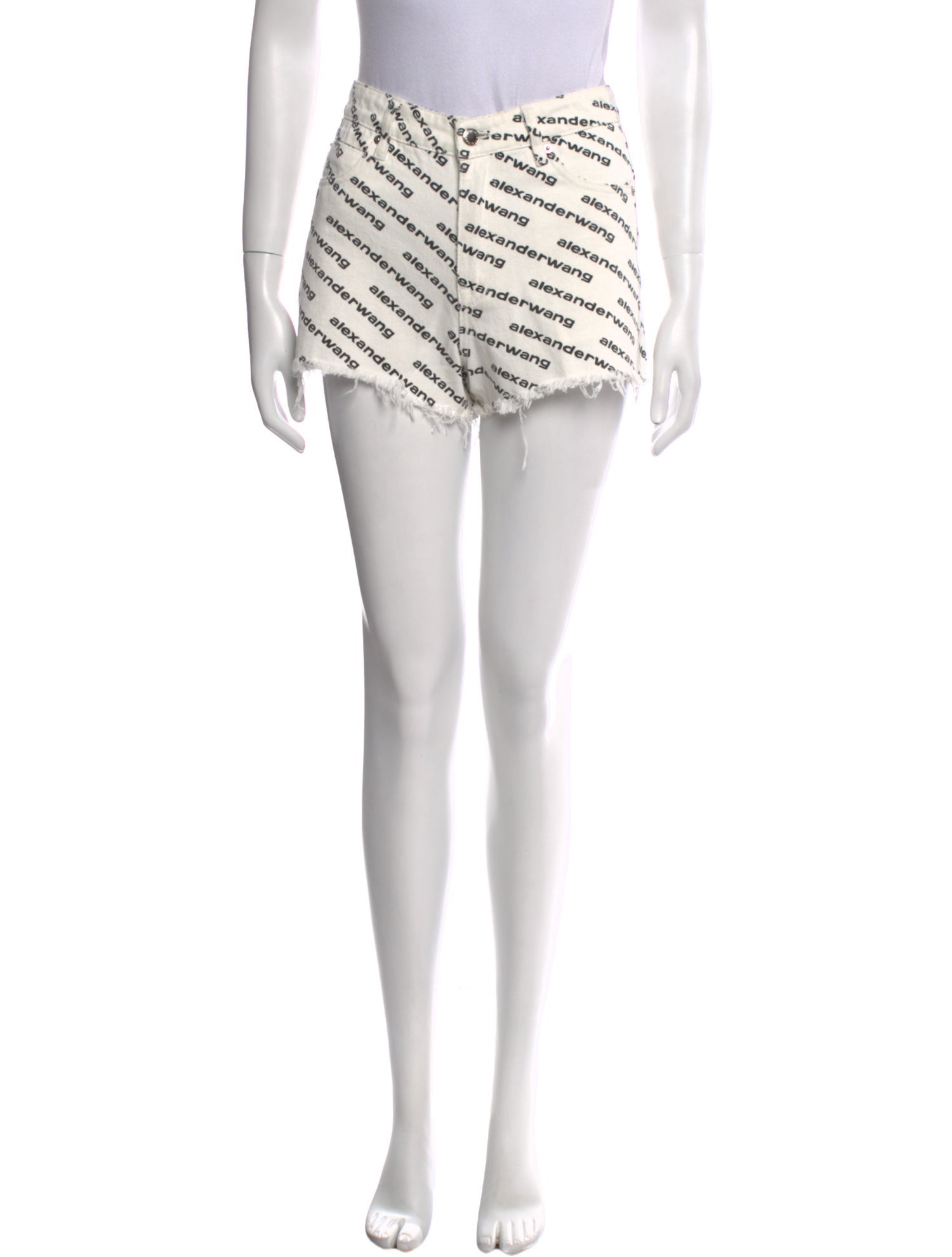 Alexander Wang Printed Mini Shorts