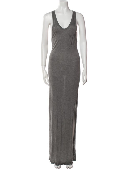 Alexander Wang Scoop Neck Long Dress