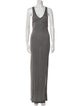 Alexander Wang Scoop Neck Long Dress