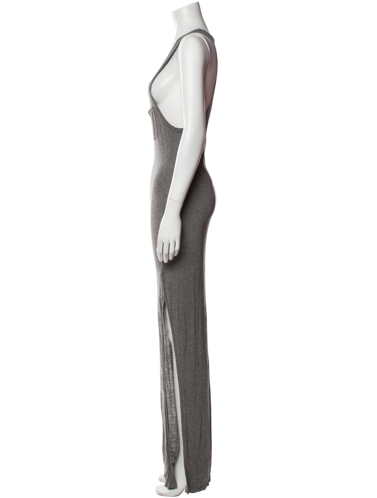 Alexander Wang Scoop Neck Long Dress