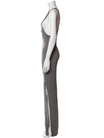Alexander Wang Scoop Neck Long Dress