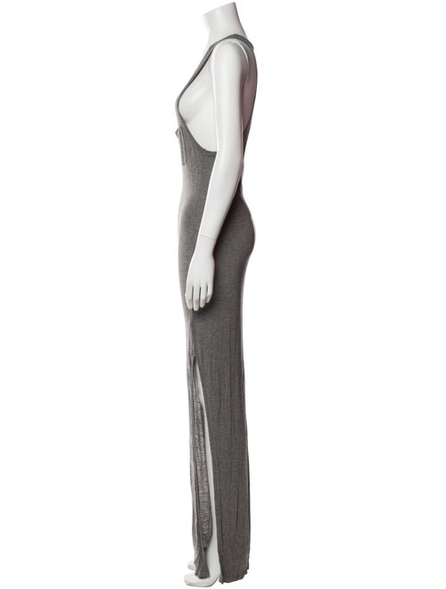 Alexander Wang Scoop Neck Long Dress