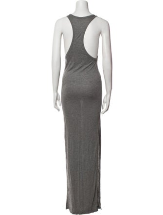 Alexander Wang Scoop Neck Long Dress