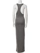 Alexander Wang Scoop Neck Long Dress