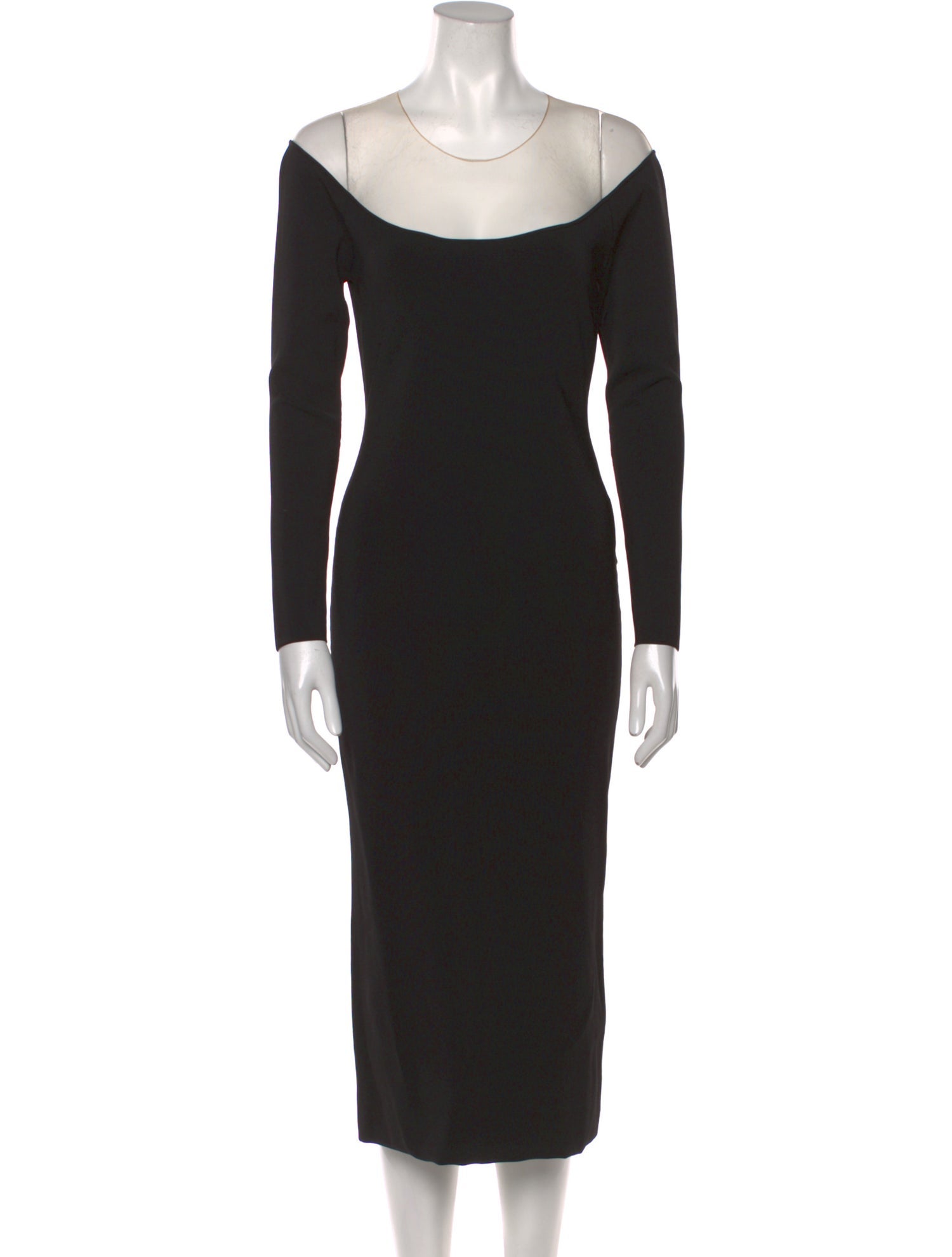 Alexander Wang Scoop Neck Midi Length Dress