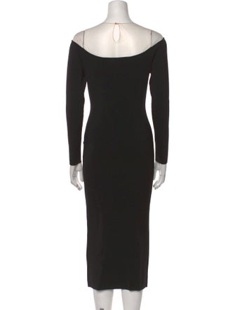Alexander Wang Scoop Neck Midi Length Dress