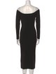 Alexander Wang Scoop Neck Midi Length Dress