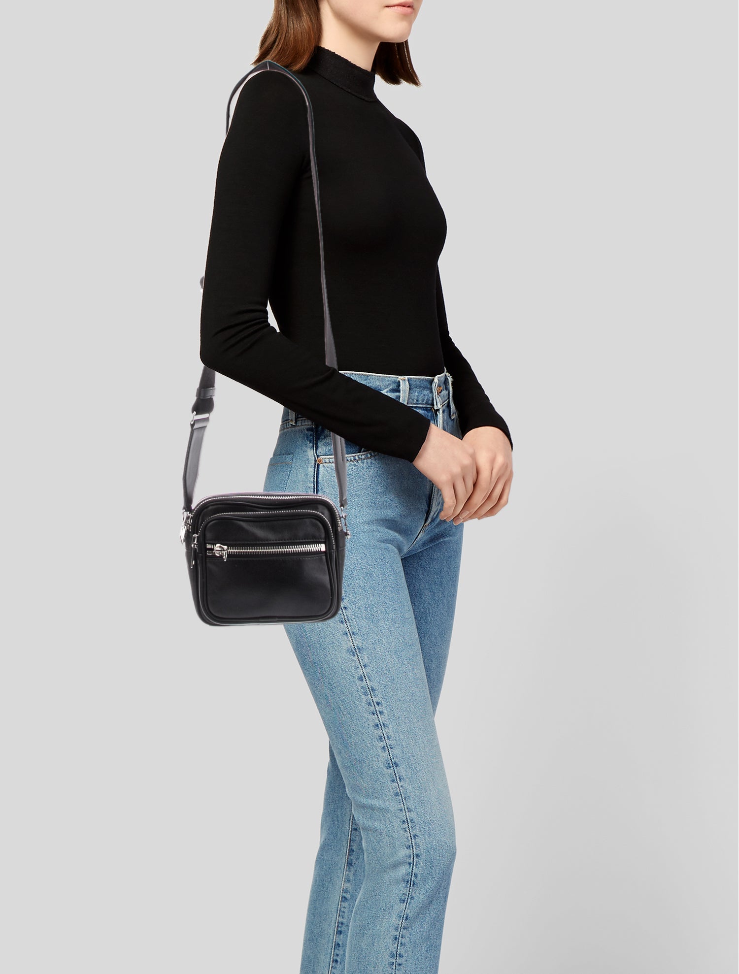 Alexander Wang Leather Messenger Bag