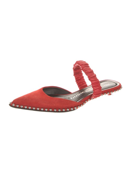 Alexander Wang Suede Studded Accents Flats