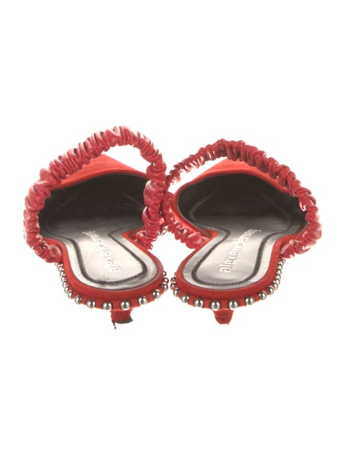 Alexander Wang Suede Studded Accents Flats